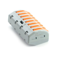 Cтроительно-монтажные клеммы STEKKER LD222-418 8-проводные 25шт. в упак., 32399