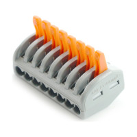 Cтроительно-монтажные клеммы STEKKER LD222-418 8-проводные 25шт. в упак., 32399