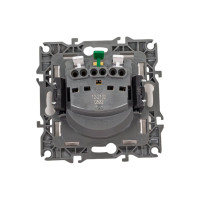 Розетка ЭРА 12-2102-15 2P+E Schuko со шторками, 16A-250В, IP20, перламутр Б0019326