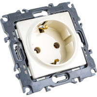 Розетка ЭРА 12-2101-02 2P+E Schuko, 16A-250В, IP20, слоновая кость Б0014676