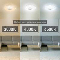 Бытовой светильник ЭРА Fashion SPB-6 светодиодный 60Вт, 3000-6500К Crystal Б0030138