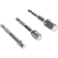 Набор адаптеров JTC 1/2"X73L, 3/8"x65L, 1/4"X65L /10/40 7670 -7670 508468