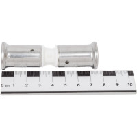 Муфта Henco ПВДФ пресс белая, 16x16 HE 15PKW-1616