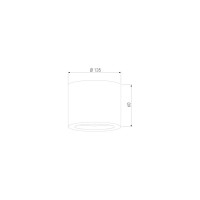 Накладной светильник Elektrostandard 1070 GX53 GD шампань a035974