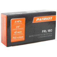 Фильтр влагоотделитель с лубрикатором FRL 180 1/4F PATRIOT 830901001