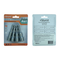 Наборы головок 8, 10, 12, 13х65 мм Sturm 1041-05-S4
