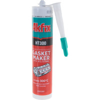 Высокотемпературный силиконовый герметик Akfix HT300, красный, 310 мл SA075