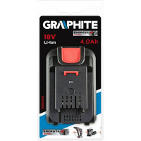 Аккумуляторная батарея Energy+ 18 V, Li-Ion, 4.0 Ач GRAPHITE 58g004