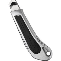 Нож, алюминиевый корпус 18мм AV Steel AV-900718