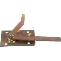 Щеколда для калитки ALBERTS оцинкованная 100х60, 210397