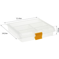 Блок для мелочей IDEA 114x142x34мм Прозрачный М 2950