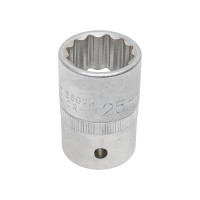 Головка торцевая 12 гранная (25 мм, 36 мм, 3/4") FORCE 56925