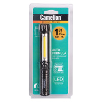 Фонарь-ручка Сamelion LED51521, COB LED+1W LED, 3XR03, пластик, магнит, клипса, блистер 13361