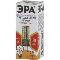 Светодиодная лампа ЭРА LED JC-3,5W-12V-827-G4, капсула, теплый Б0033195