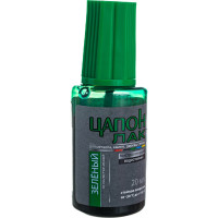 Цапон лак с кисточкой (зелёный) 20 мл Connector TSAP-GR-KIS20