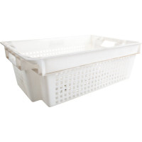 Белый ящик п/э 600х400х200, вес 1,4 кг Тара.ру 01722