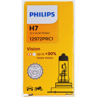 Автолампа PHILIPS H7 55 PX26d+30 12V ,10,100 HIT 12972PRC1