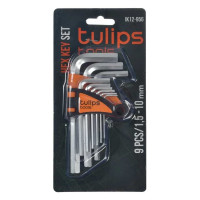 Набор коротких 6-гранных ключей Tulips tools IK12-956