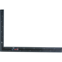 Строительный цельнометаллический угольник 600 мм Tulips tools  II11-341