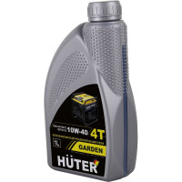 Масло моторное Huter 10W-40 полусинтетическое для 4-тактных двигателей, для техники, 1 л 73/8/1/1