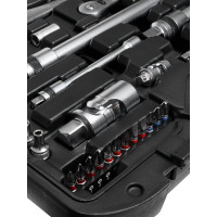 Набор инструментов Inforce 85 предметов 1/2", 1/4" Inforce, Сталь Cr-V, Профессиональный, 06-07-14