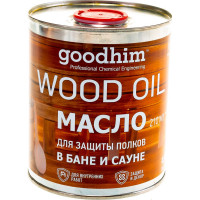 Масло для защиты полков в бане и сауне Goodhim запах хвои, 0,75 л. 58266