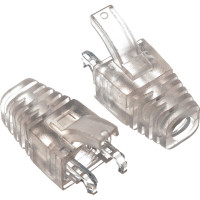 Защитный прозрачный колпачок для коннекторов RJ45 NIKOMAX 100шт NMC-RJBOOT55B-TR-100
