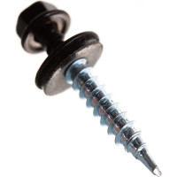 Кровельный саморез ГОСКРЕП 4.8х28 RAL 8017 коричневый шоколад, 300 шт., б.пл.конт. 1000 мл 2-0016600