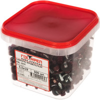 Кровельный саморез ГОСКРЕП 5.5х19 RAL 3005 красное вино, 300 шт., б.пл.конт. 1000 мл 2-0017030