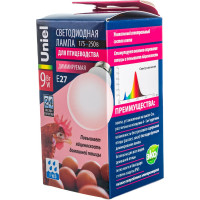 Светодиодная лампа для птиц Uniel LED-A60-9W/SCEP/E27/FR/DIM IP65 PLO65WH UL-00003189