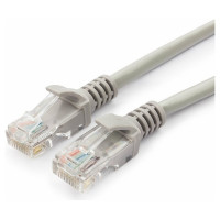 Литой патч-корд Cablexpert UTP категории 5e, 50м, многожильный, серый PP12-50M