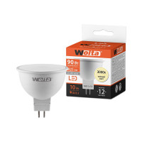Светодиодная лампа Wolta LED Софит, Spot, 10Вт, 3000K Теплый белый свет, MR16, GU5.3 25YMR16-220-10GU5.3
