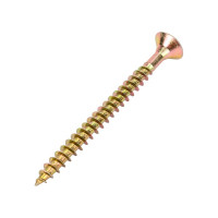 Шуруп для дерева Саморезик 6х70 универсальный потай, желтый цинк, Pz-3 150шт SYZ-6х70-150