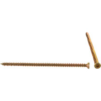 Оконные саморезы по бетону Саморезик 7.5х152 для окон рам, желтый цинк 50шт OSB-7.5х152-50