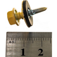 Кровельный саморез Саморезик 5,5х19 RAL1014 слоновая кость 250шт SKRAL1014-5,5х19-250