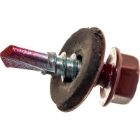 Кровельный саморез Саморезик 5,5х19 RAL3005 красное вино 250шт SKRAL3005-5,5х19-250