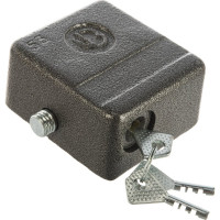 Навесной замок ЧАЗ ВС2-10 закрытый кирпич