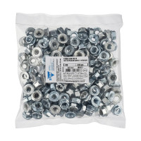 Гайка DIN6923 шестигранная оцинк. С фланцем Zitar М8 200 шт - пакет 141612