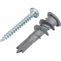 Усиленный анкер для двойного гипсокартона ЕВРОПАРТНЕР PBAM 14х37 с шурупом, 50 шт. 76062257