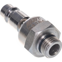 Соединитель быстросъемный шаровый угол: 60 градусов 1/4" 56 мм раб. давл. 15кгс/см3 европ. стандарт JTC -5418A 443191