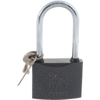 Навесной замок Аллюр ВС1Ч-375Д полимер 5 ключей 1413