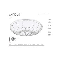 Потолочный светодиодный светильник Lumin'arte 12Вт, 6000К Холодный свет, освещает 8 кв.метров C01LLW12W