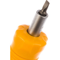 Реверсивная отвертка с битами 12 предметов KRAFT KT 700406