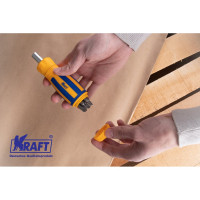 Реверсивная отвертка с битами 12 предметов KRAFT KT 700406