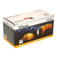 Аккумуляторный фонарь FERON, 4 LED DC свинцово-кислотная батарея, желтый, TH2293 12651