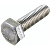 Болт с шестигранной головкой, с полной резьбой ЕВРОПАРТНЕР DIN 933 нержав. сталь, 10х35 мм, 2 шт. G2 1035 1