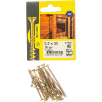 Конструкционный шуруп для дерева с фрезой ЕВРОПАРТНЕР потай, ж/п Torx 15 3.5х50, 20 шт. 15 0421 1