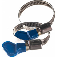 Хомут-бабочка ЕВРОПАРТНЕР 25-40, нержав. сталь, 2 шт. G1 0817