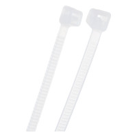 Нейлоновый хомут стяжка DolleX 2,5х100 мм, уп. 100 шт., белый SN-210