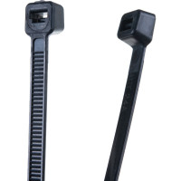 Нейлоновый хомут стяжка DolleX 4,8х200 мм, уп. 100 шт., черный SN-521